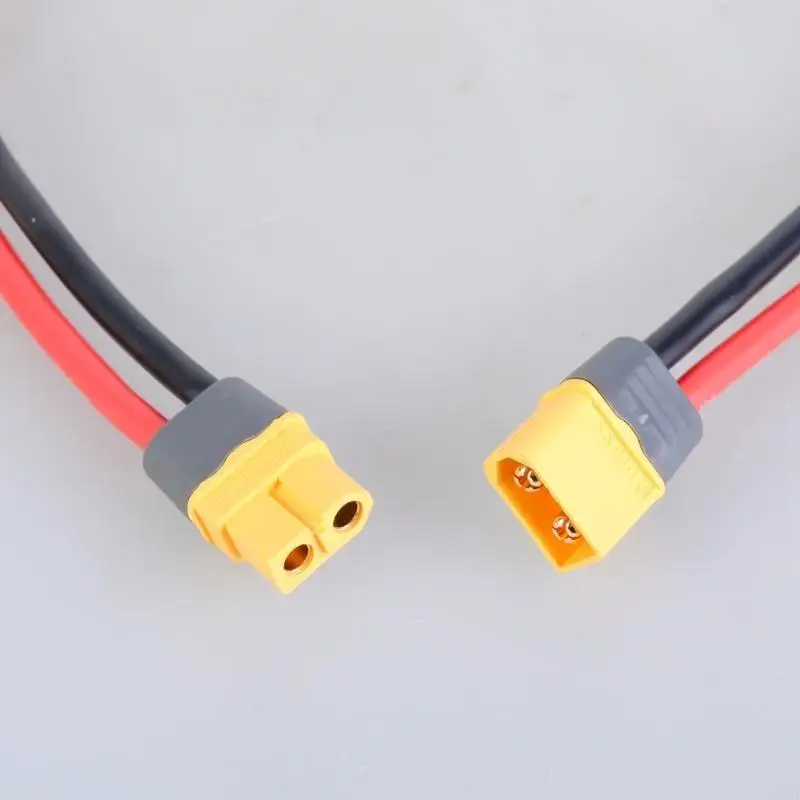 193A XT60 Male to Female 12AWG Cable for Efficient Power Transfer in Remote Control Models