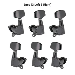 6Pcs Acoustic Guitar Tuners String Tuning Pegs Keys Machine Heads Locking Tuners 3L3R For Electric Or Acoustic Guitar