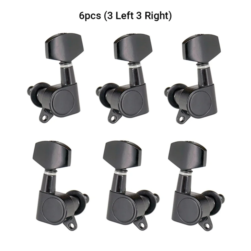 6Pcs Acoustic Guitar Tuners String Tuning Pegs Keys Machine Heads Locking Tuners 3L3R For Electric Or Acoustic Guitar