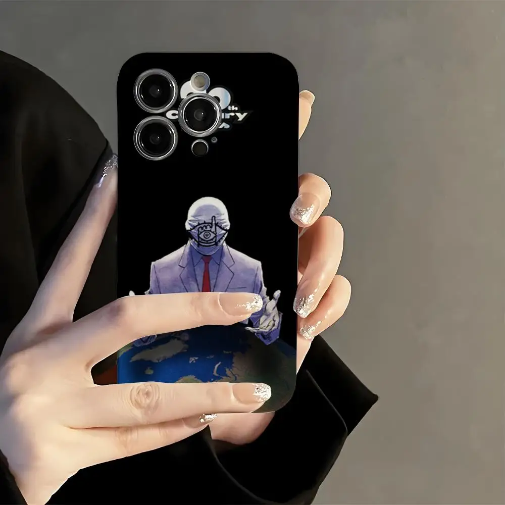 Naoki Urasawa S Monster جراب هاتف آيفون 17 16 15 14 13 12 11 Pro Max X XR XS Max 7 8 Plus طبقة لامعة صلبة PC C