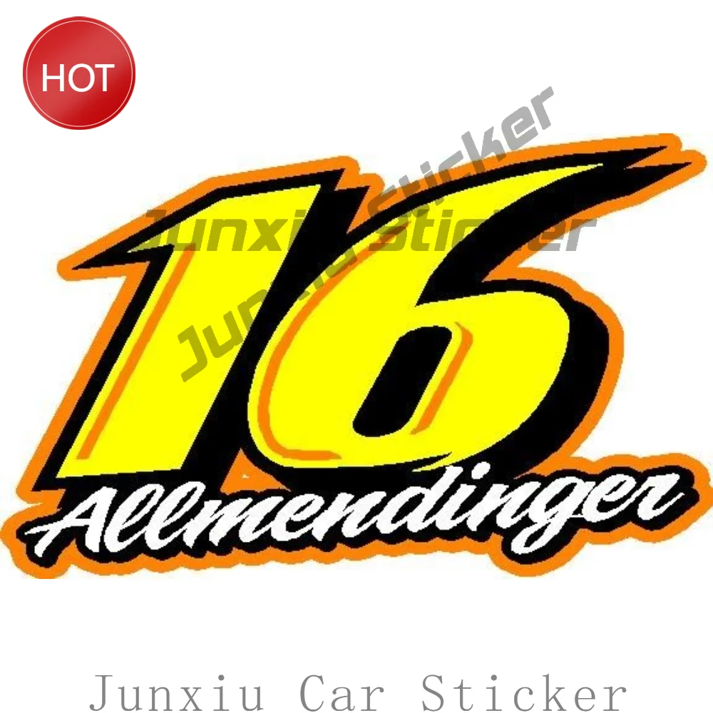 16 A.j. Allmendinger 2026 Vinyl Window Decal Racing Sticker Vinyl Sticker For Motorcycle Tank Bumper Waterproof Creative