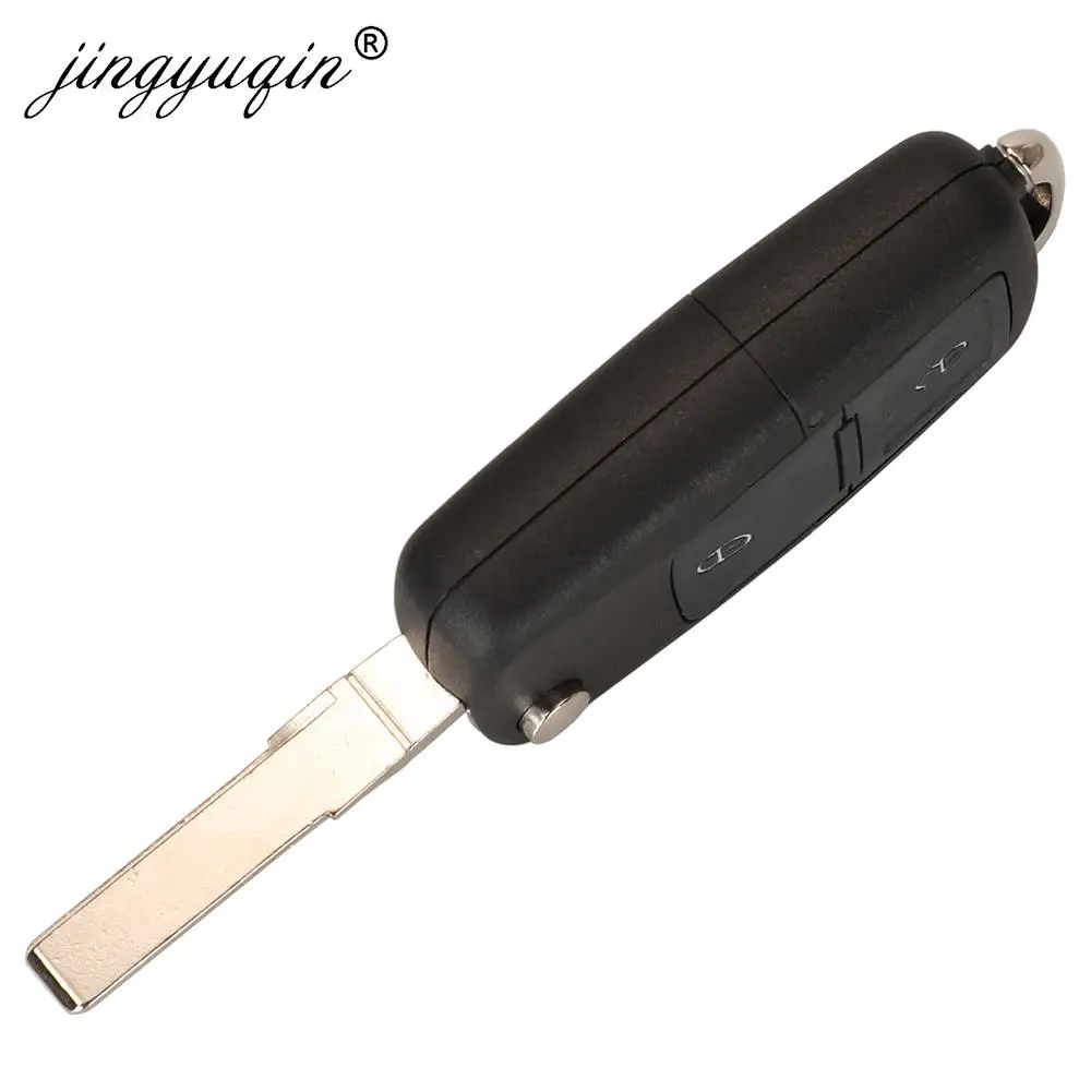 Jingyuqin 1J0959753N Remote Car Key 433Mhz ID48 For VOLKSWAGEN VW Beetle Bora Golf SEAT Toledo SKODA Octavia 2BTN Auto Flip Fob