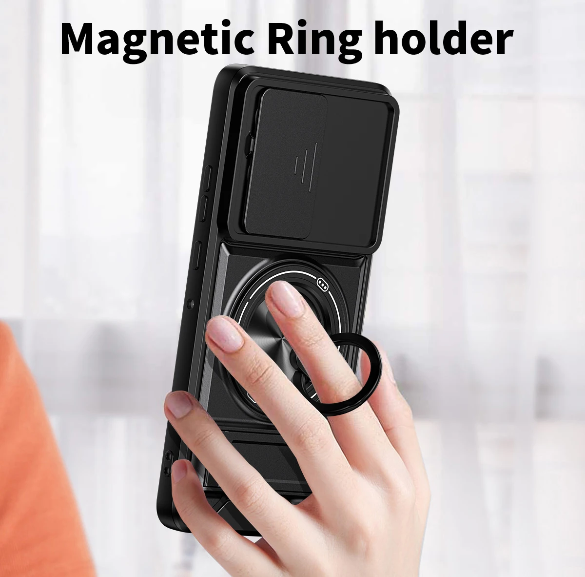 Für Motorola G86 Hülle Moto G86 Power Cover Moto G56 Hüllen Magsafe Magnetische Klapphalterung Militärische Panzerung Kameraschutz-Abdeckung – Detail 12