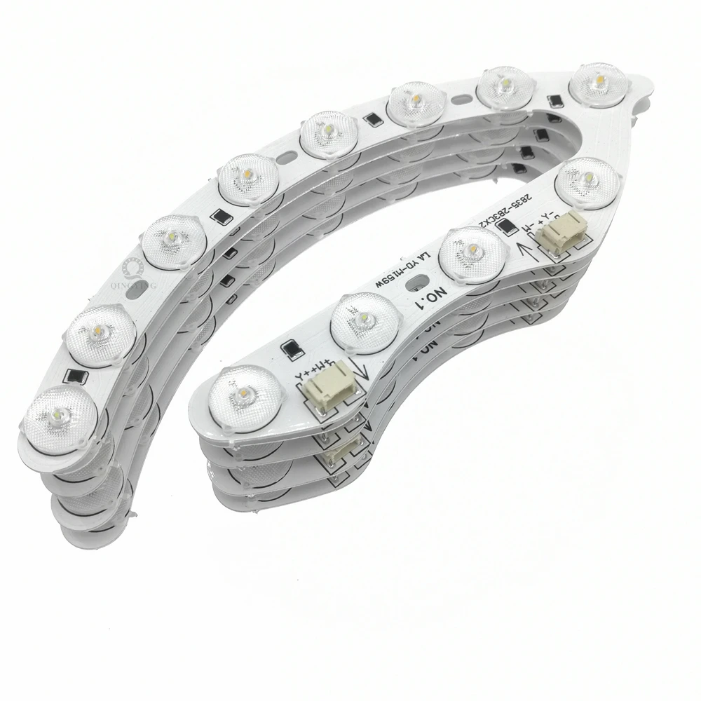 Doul Color LED Module 6W 8W 12W 18W 24W 30W 40W With Lens, 3000K 4500K 6500K Three Colors Light Source For Ceiling Lamp DIY