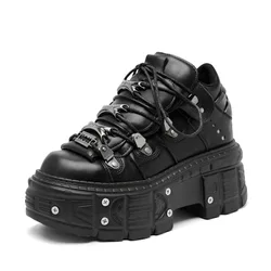 2024 New Diablo Daddy Shoes Platform Women's Heavy Metal Personality Gothic Punk Boots Men