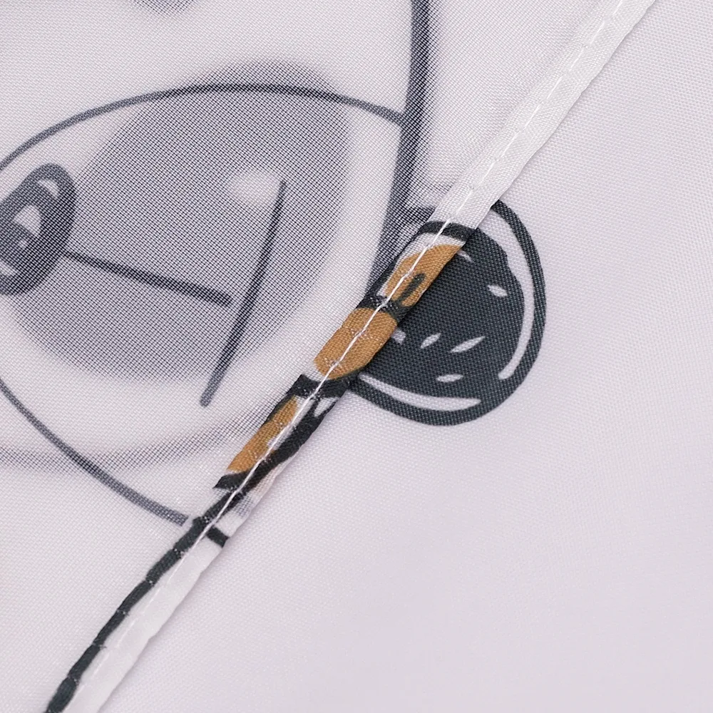 전문가용 만화 캐릭터 헤어컷 케이프 귀엽고 부드러운 어린이 미용사 케이프 사랑스러운 살롱 이발사 방수 커팅 가운