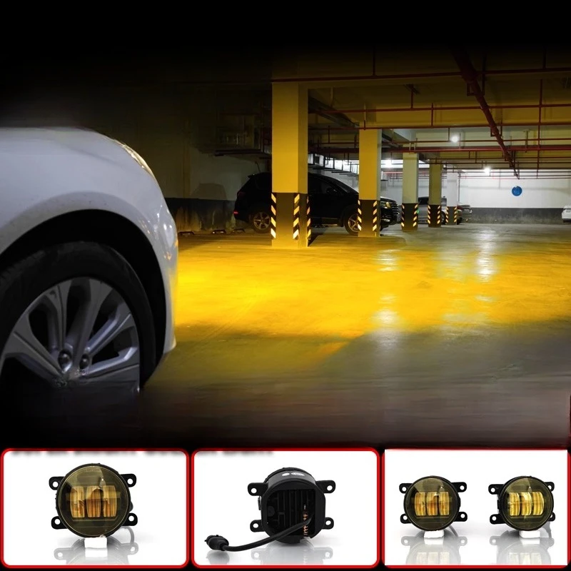 ل GWM Poer KingKong مدفع الجبهة الضباب مصباح LED سطوع عالية الذهبي العين عدسة الضباب ضوء المصباح تعديل الملحقات