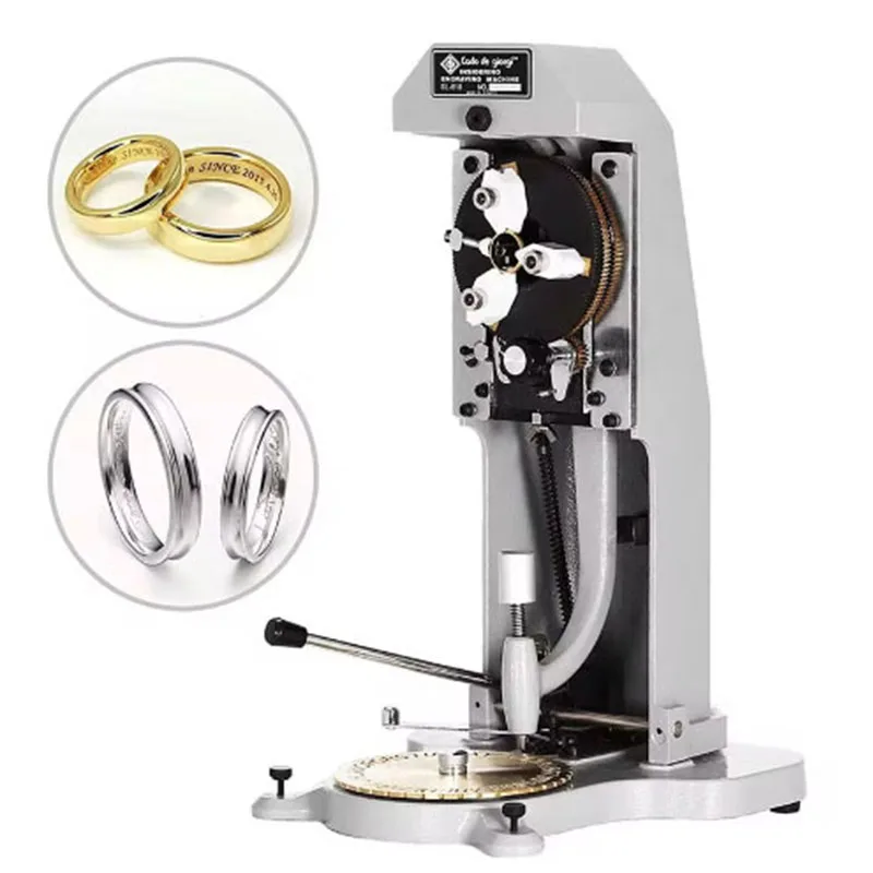 Ring Engraver for Inner Engraving Inside with Letter Block Dial Ring Engraving Machine for Jewelry Inner Engraving Making Tools