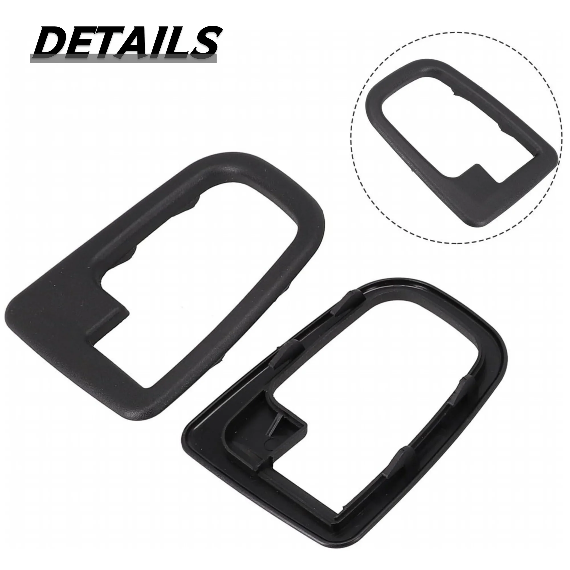 Car Interior Door Handle Covers Trim for BMW E36 92-99 Z3 96-02 Replace 51228219023 51228219024