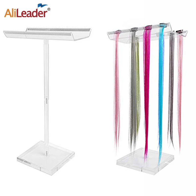 

Hair Extension Holder Acrylic Hair Extension Holder For Braids Portable Extension Holder Wig Storage Rack Hair Extension Display