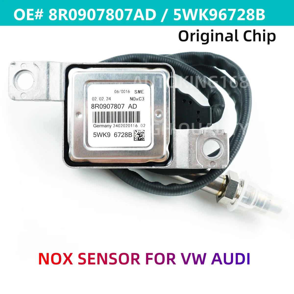 

В наличии 8R0907807AD 8R0907807 5WK96728 5WK96728B для Audi Q5 2.0 TDI Volkswagen Skoda Высококачественный датчик оксида азота Nox