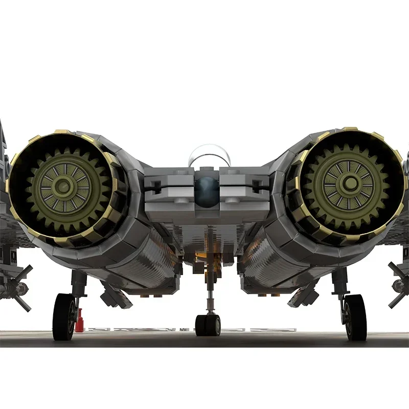 Moc cegły budowlane broń wojskowa Model MIG-29 myśliwiec technologia modułowe bloki prezenty zabawki dla dzieci zestawy DIY montaż