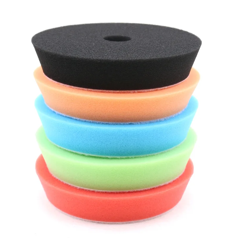 5pcs Buffing Polishing Pads Large Size Sponge Polishing Pads Car Foam Buffing Sponge Pads Kit For Car Buffer Polisher