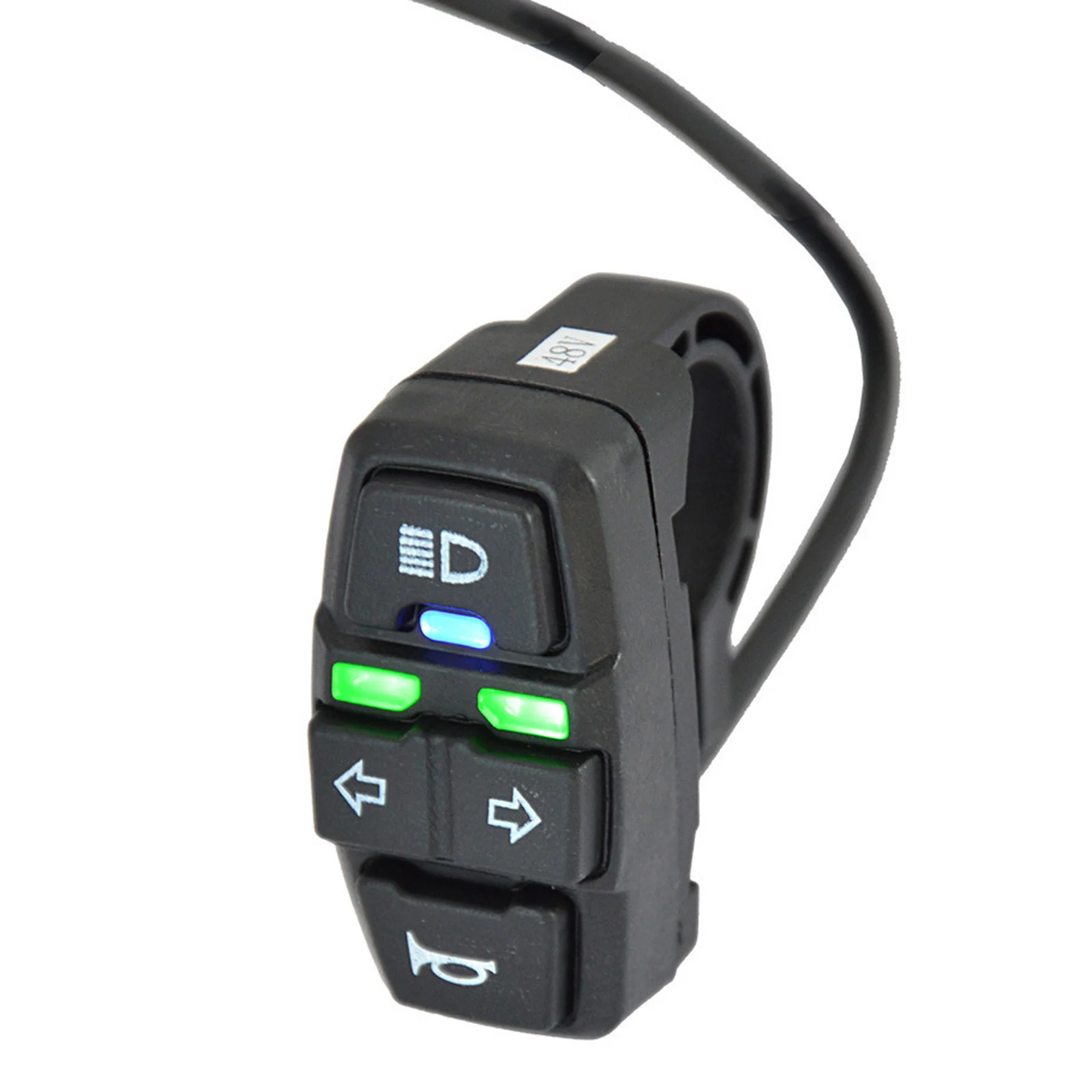 Switch Turn Signal Switch Compact Motorcycle Nylon Small In Size Strong Three-in-one Function 6-wire Connection