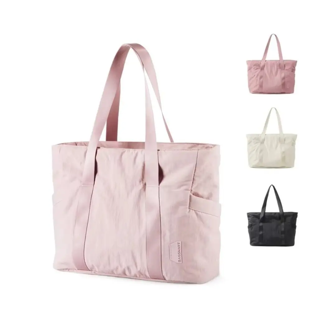 Nylon Yoga Mat Bag Solid Color with Yoga Mat Buckle Gym Fitness Tote Bag Multifunction Adjustable Yoga Mat Holder Travel Handbag