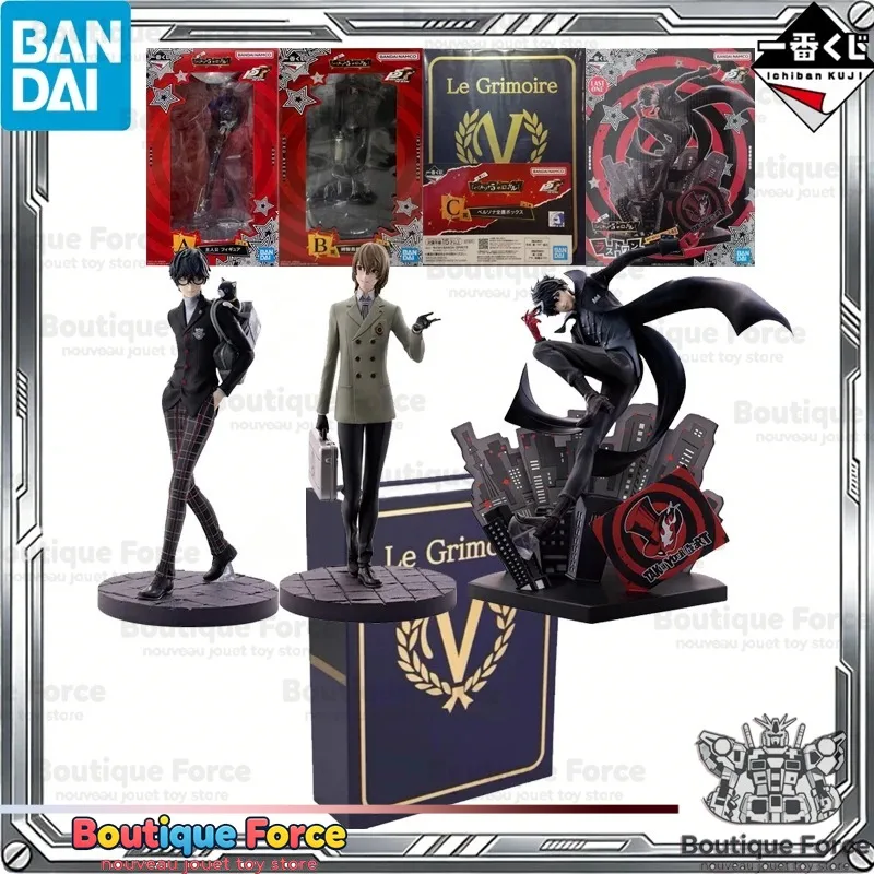 

BANDAI Ichiban Kuji Persona 5 Royal Amamiya Ren Joker Akechi Gorou CROW Action Figure Collectible Toy Gift Model Anime Figure