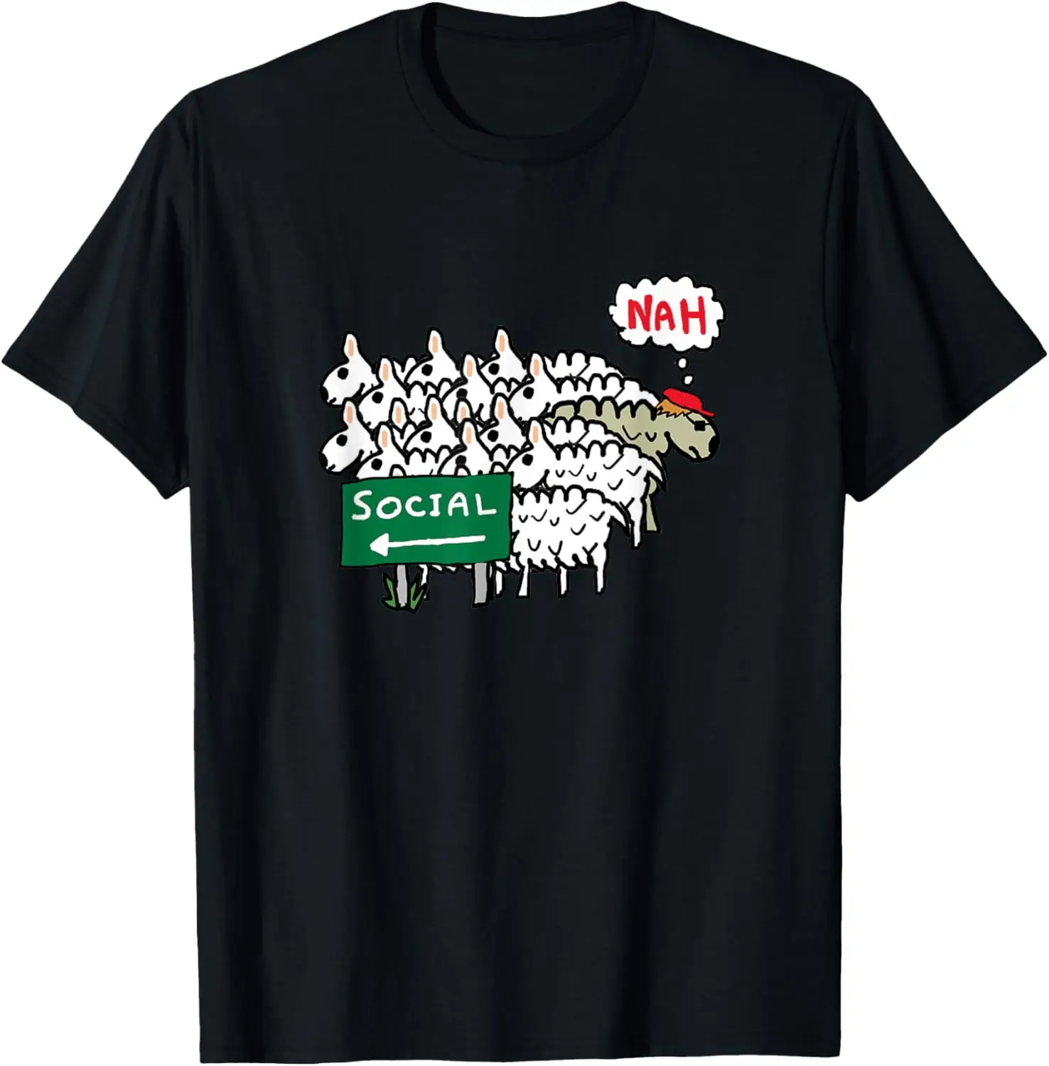 Antisocial Sheep T-Shirt