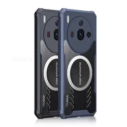 Funda For ZTE nubia Z50S Pro For Magsafe Transparent Phone Case For Nubia Z50 Ultra Z40 Z30 Pro Heat Dissipation Magsafing Cover