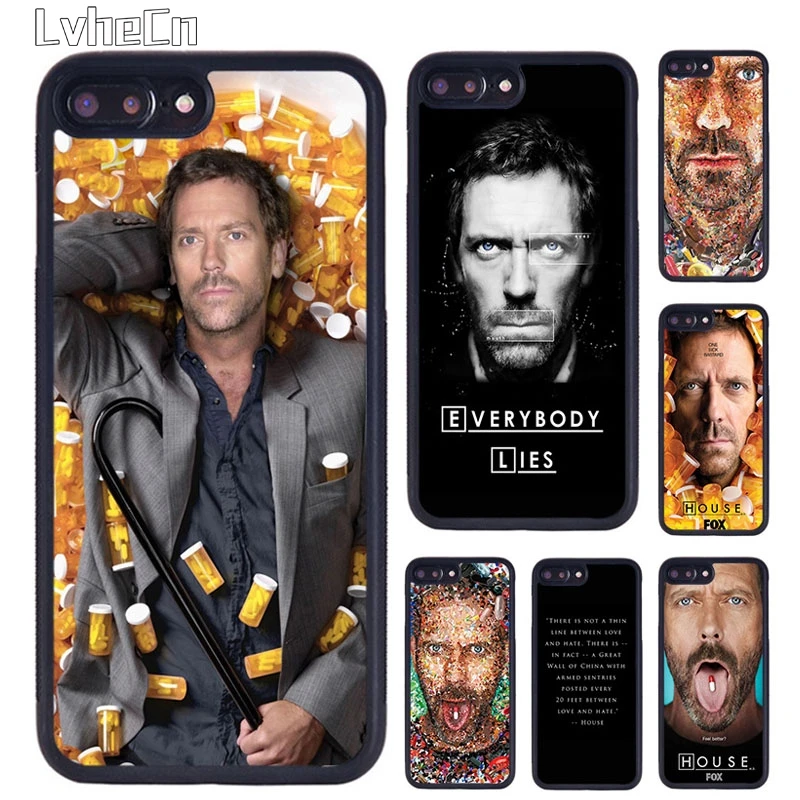 Dr House Hugh Laurie Pills Phone Case For iPhone 14 15 16 13 12 Mini Max Cover For Apple 11 Pro Max 6S 8 7 Plus SE2020 shell