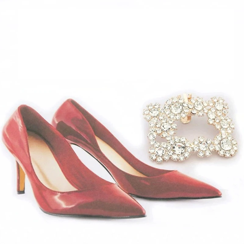 Accessori per per scarpe da sposa con morsetto per scarpe in metallo con fascino Dropshipping