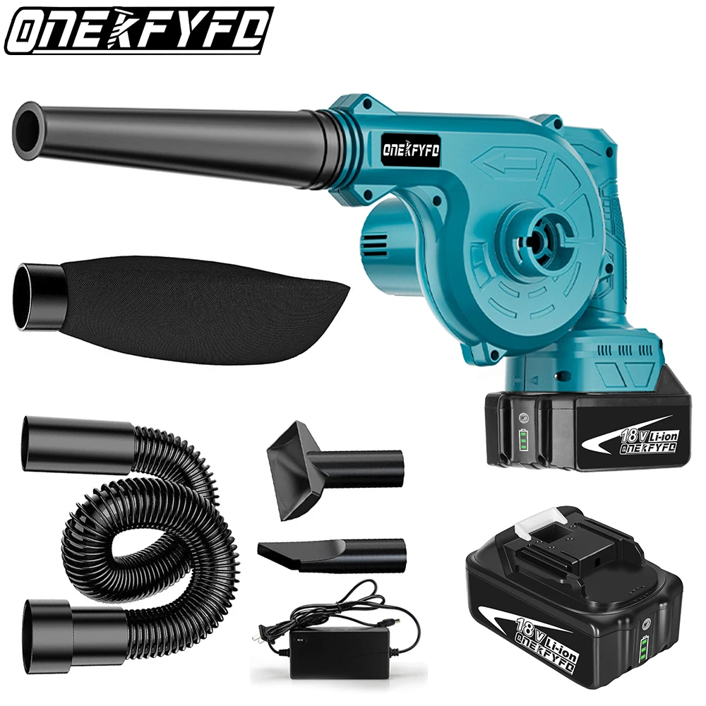 

Cordless Electric Air Blower & Suction Leaf Computer Dust Cleaner Collector Multifunctional Power Tools for Makita 18V Battery