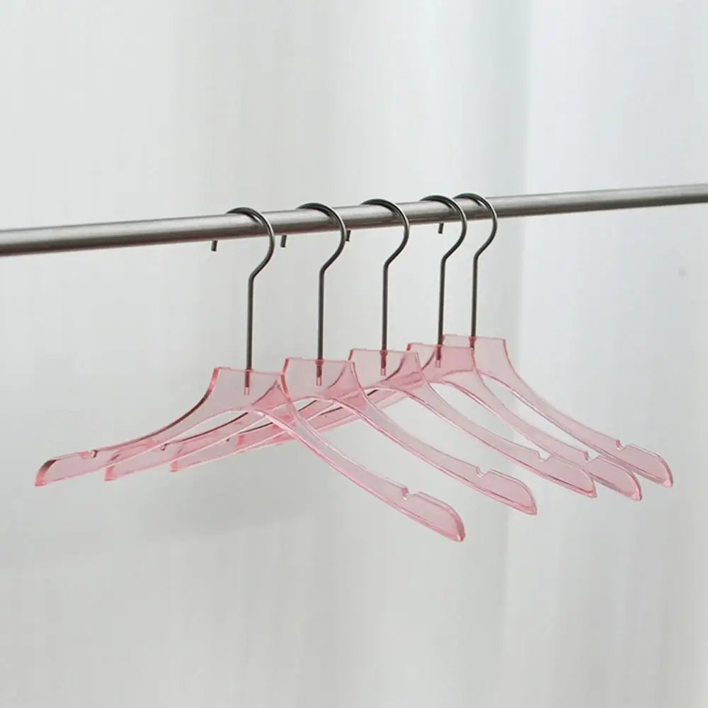 Cute 5Pcs Mini Hangers for 1/6 BJD Doll Mini Plastic Plastic Hangers for Doll Clothes Doll Wardrobe Dollhouse Toy Accessories