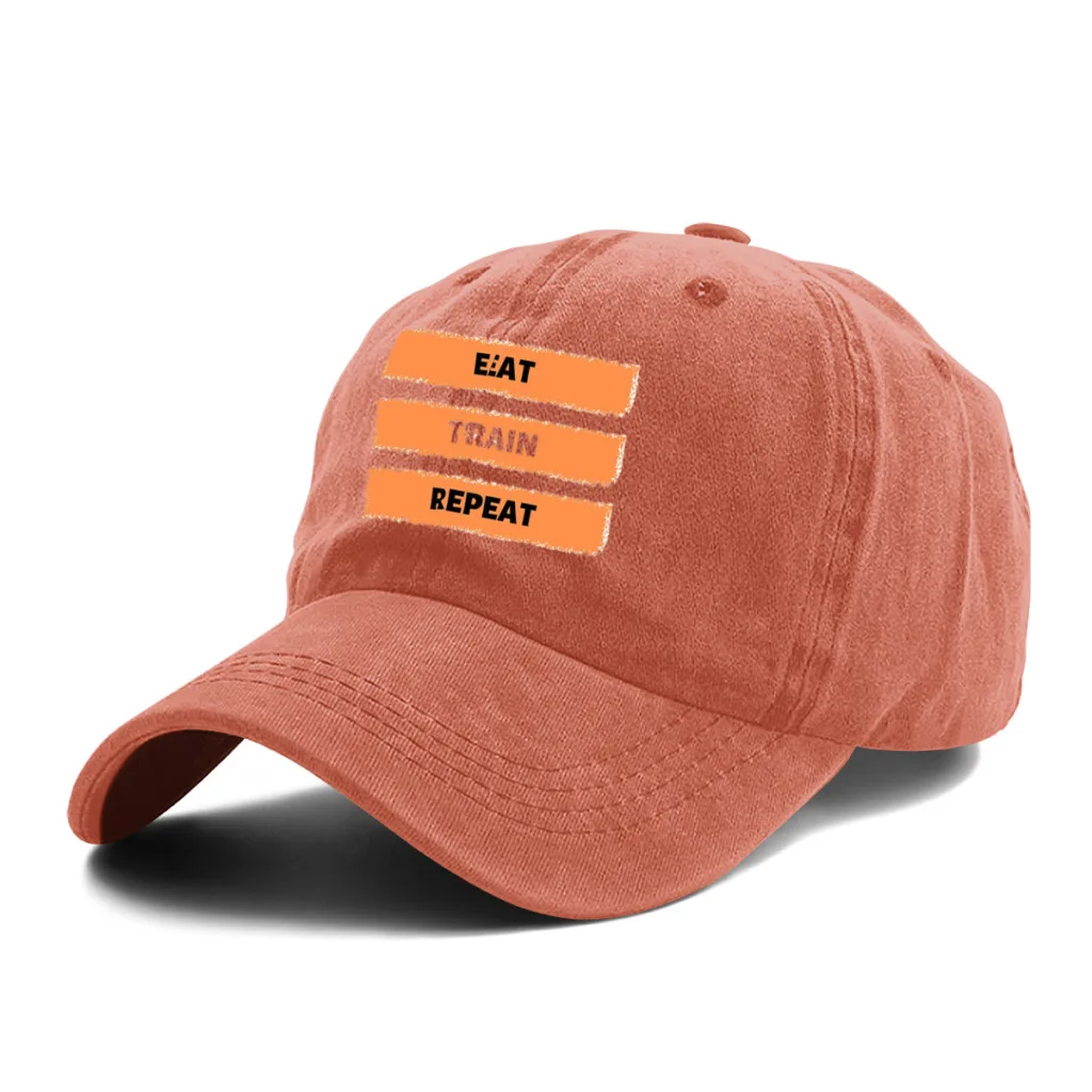 Eat Train Repeat Fashion Baseball Cap Outdoor Caps Sunscreen Hat Hip Hop Tide Snapback Hats Adjustable Cowboy