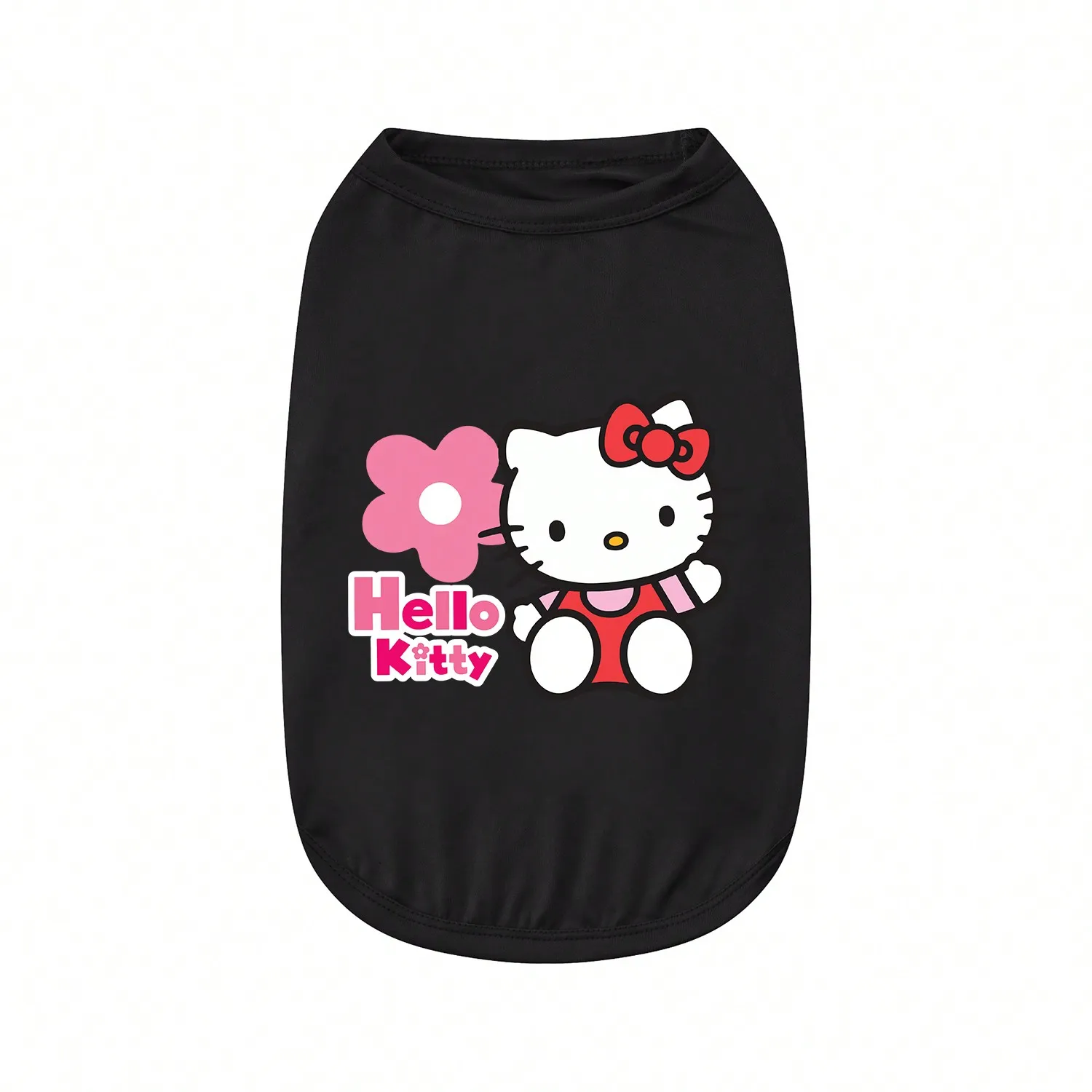 Immagine 4: 1 pezzo di costume morbido e traspirante per cani da compagnia, pullover per animali domestici, gilet stampato Hello Kitty