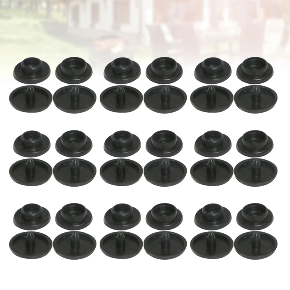 

100 set 100 Sets Snap Buttons Resin Plastic Durable Fastener Clothing Accessories Easy Use Professional Tailors Beginners