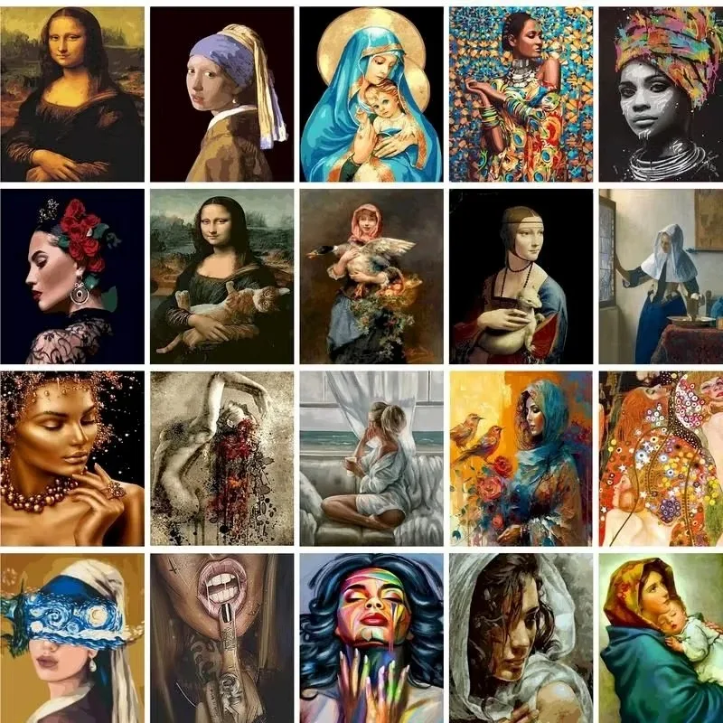 Pearl Earring Girl 500 PCS Jigsaw Puzzles Challenging Family Activity Games for Gameroom Bedroom Livingroom