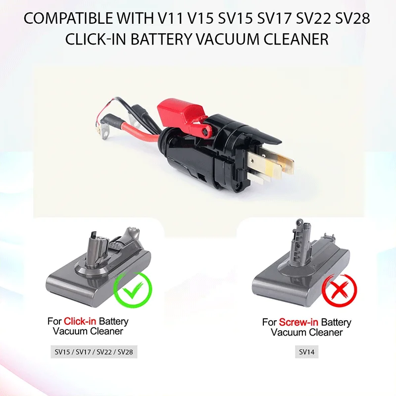 Trigger Switch Assembly/Button Replacement for Dyson V15 V11 SV15 Click-in Battery Type Vacuum Cleaner Power Switch Repair Parts