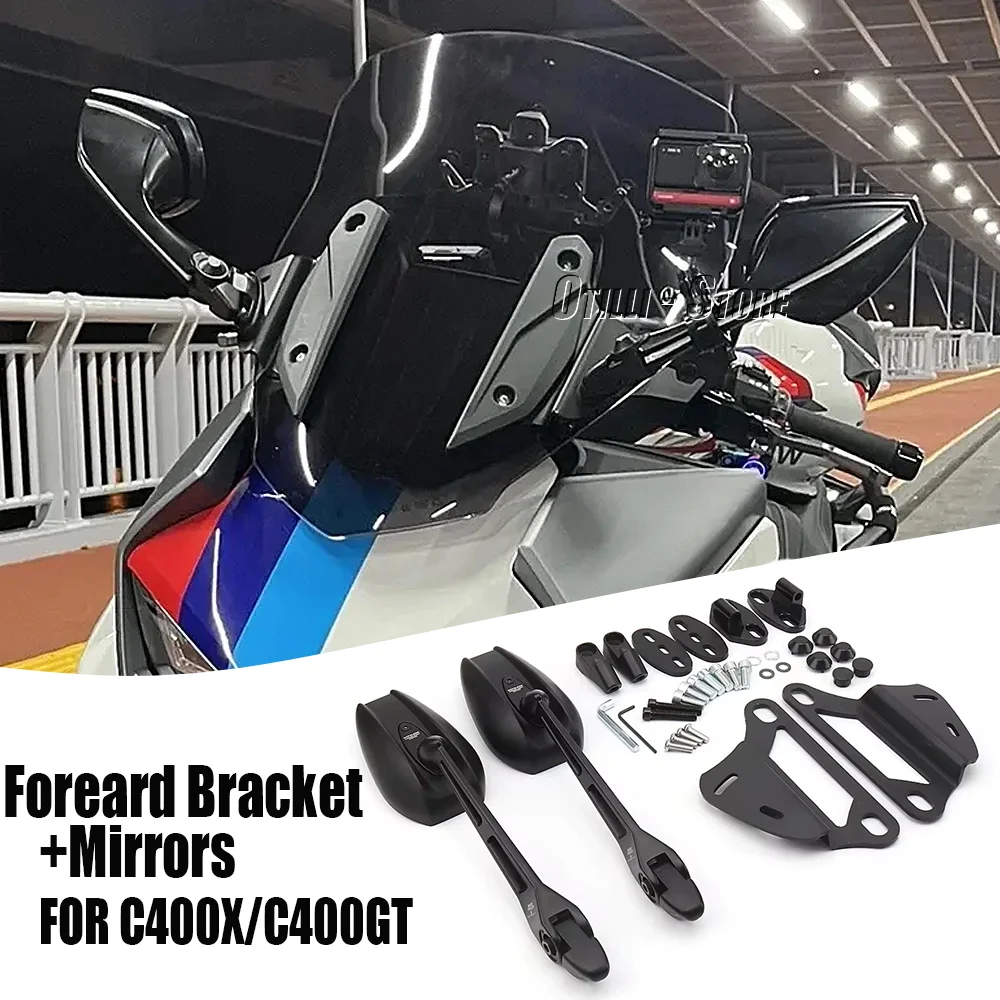 

Motorcycle Rearview Mirror Bracket Side Mirrors Mount Bracket Holder Modified bracket For C400X C 400 X C400GT C 400 GT