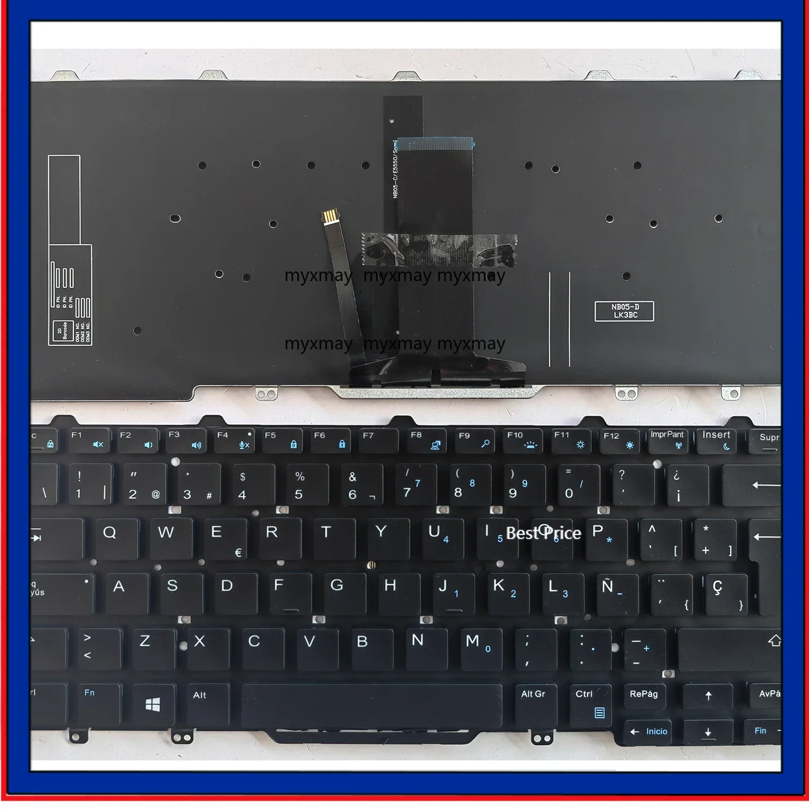 

US SP UK for Dell Latitude 3340 3350 E3340 14 E5450 E7470 E7450 E5470 E5480 0VW6J9 Laptop Keyboard