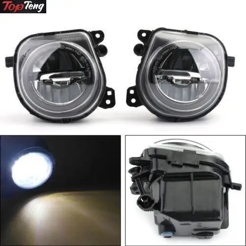 Pair LH+RH Front LED Fog Light Lamp For BMW 5 Series F10 F07 LCI CT