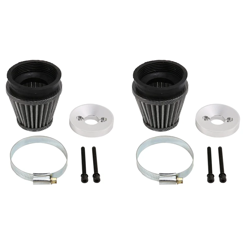 ABJL-2X Filtro Aria In Metallo Misura Per Zenoah CY 23Cc 26Cc 29Cc 30.5Cc 32Cc 45Cc Motori Per 1/5 HPI Km Baja 5B 5T 5SC Rc Parti di Automobili