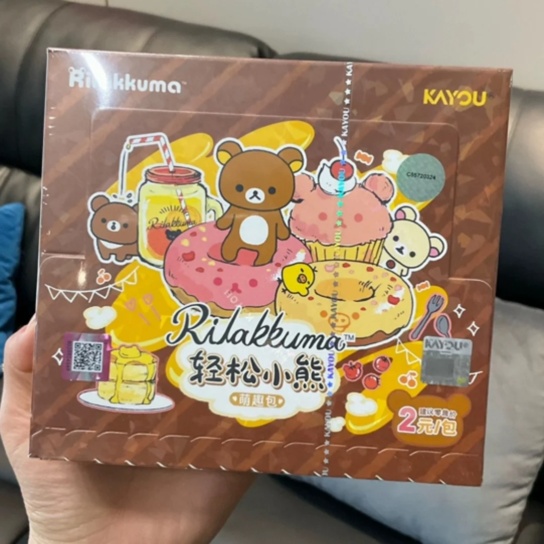 cartoes-colecionaveis-oficiais-kayou-rilakkuma-chairoikoguma-licenciados-perifericos-de-desenho-animado-para-colecionadores-e-hobbystas