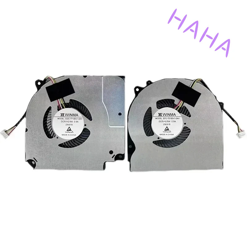 H+ Replacement Laptop CPU+GPU Cooling Fan for Hasee Z7M-CT5NA Z7M-CN7NA Z7M-CT7NK T58-V Series