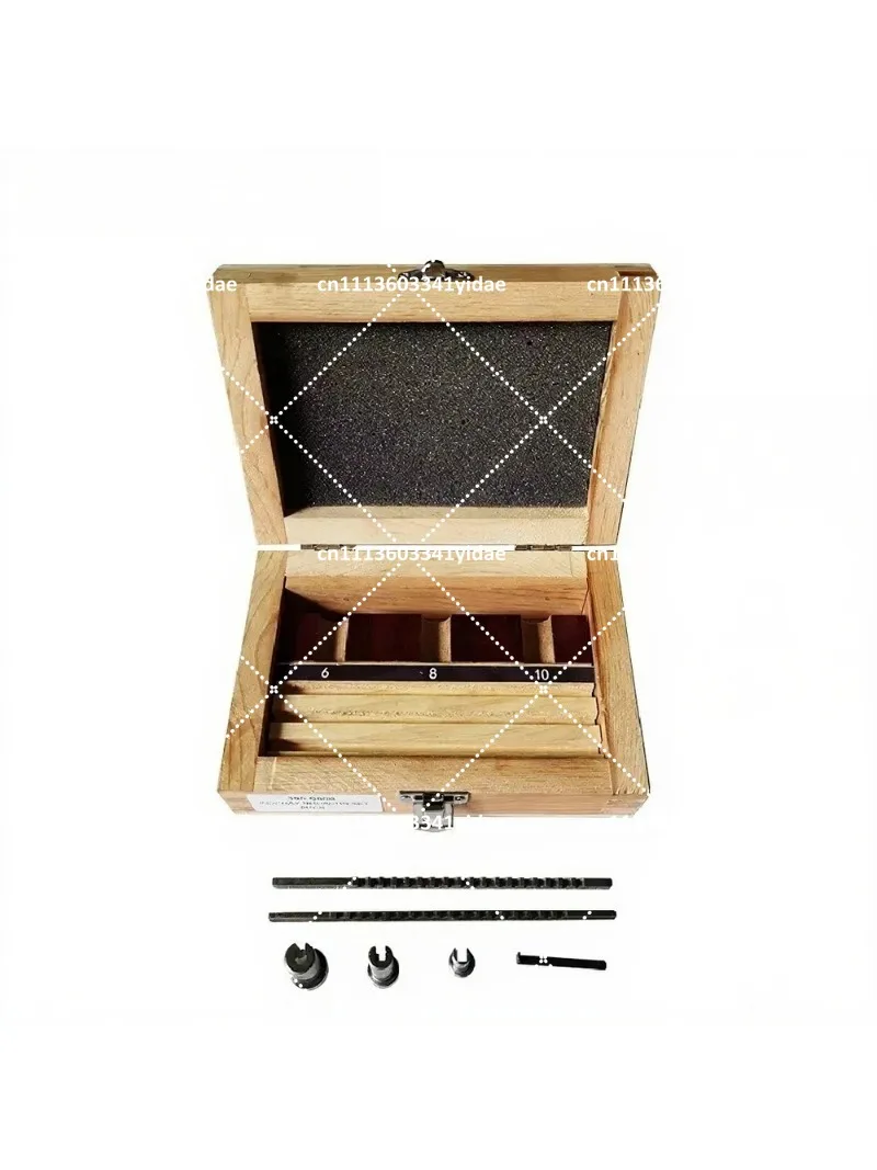 Keyway Broach Set, Metric 2mm-3mm Sizes, 6/8/10 Collared Bushings with Shims, CNC Cutting Tools for Precise Machining