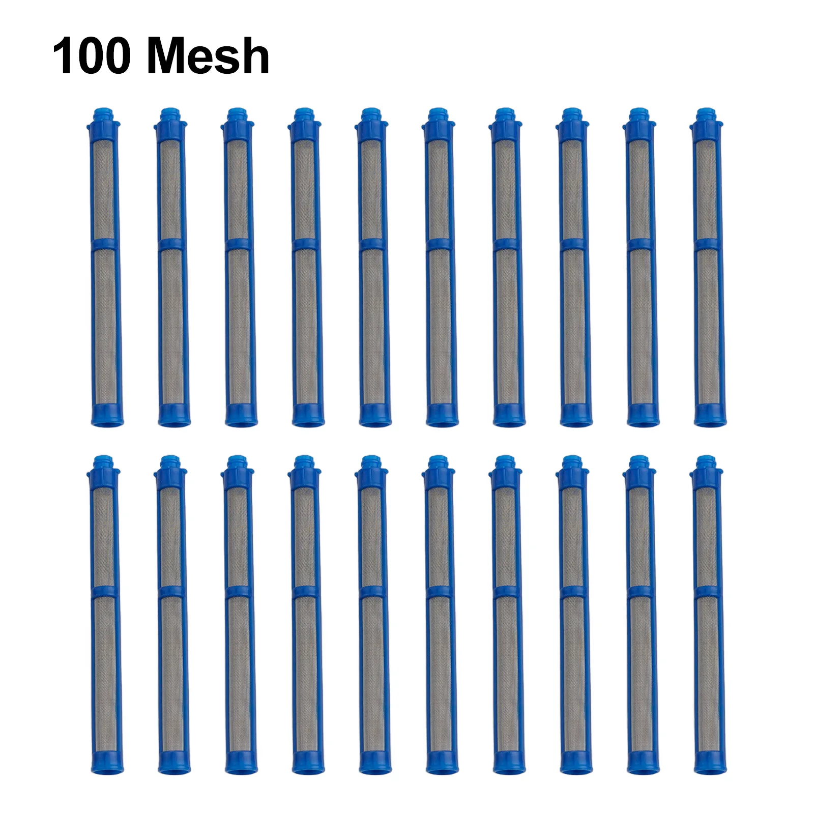 20pcs 60/100/150 Mesh Airless Paint Sprayer Filters High Filtration Airless Paint Sprayer Filter 11x110mm Power Tool Accessories