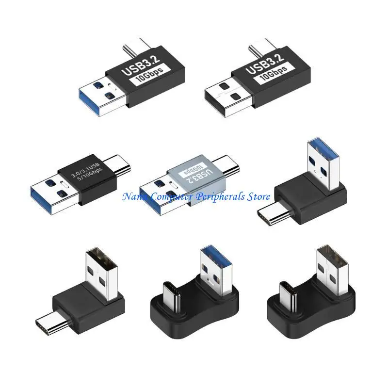 F68C USB C MALE в USB3.1 Мужской преобразователь адаптера до 10 Гбит / с передачи данных