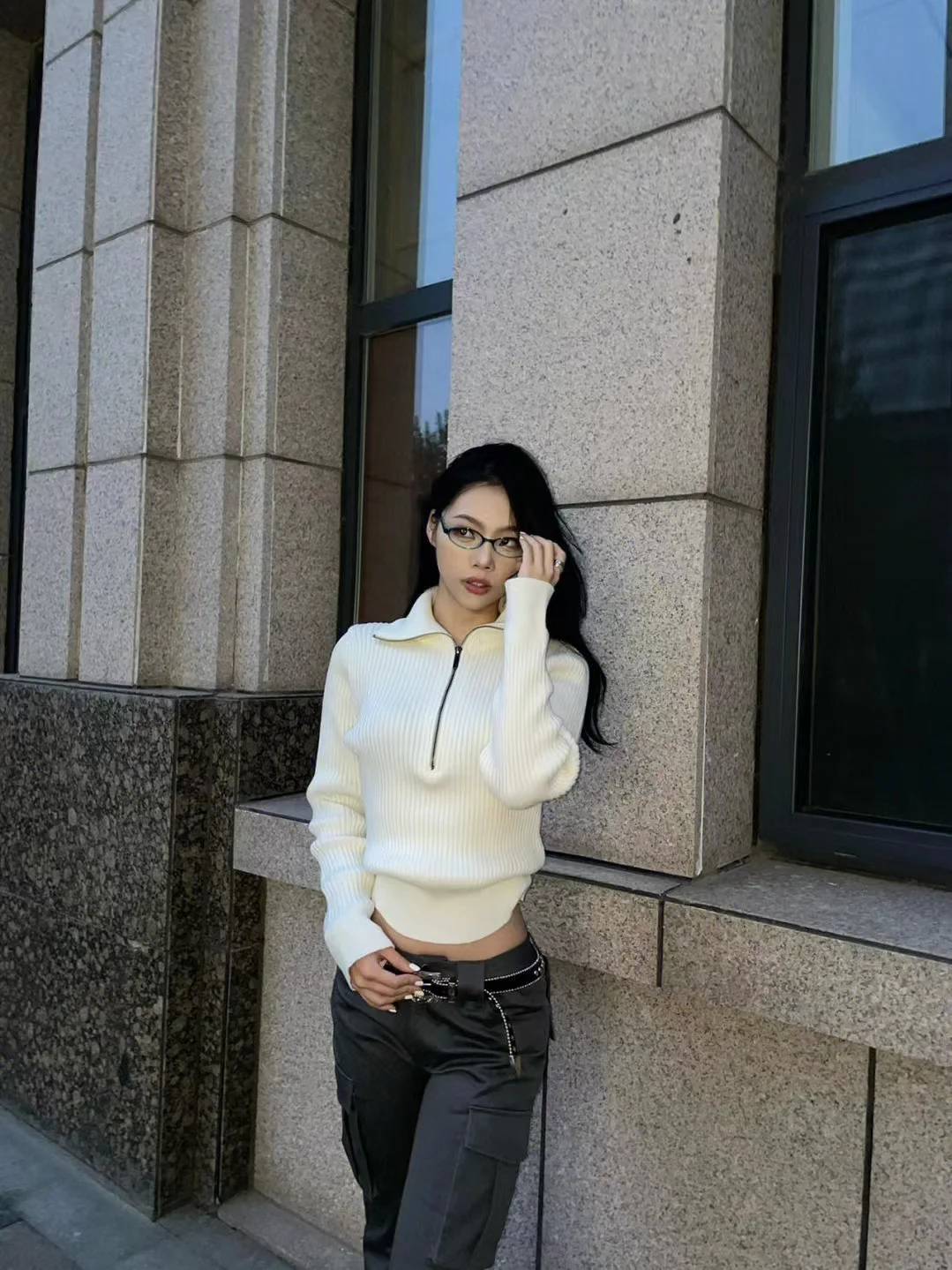 Maglioni Maglioni Pullover Donna Maglione Nylon Maglieria Orlo Yoga Pilates Classe gotica Esercizio Fitness Autunno Attivo Caldo