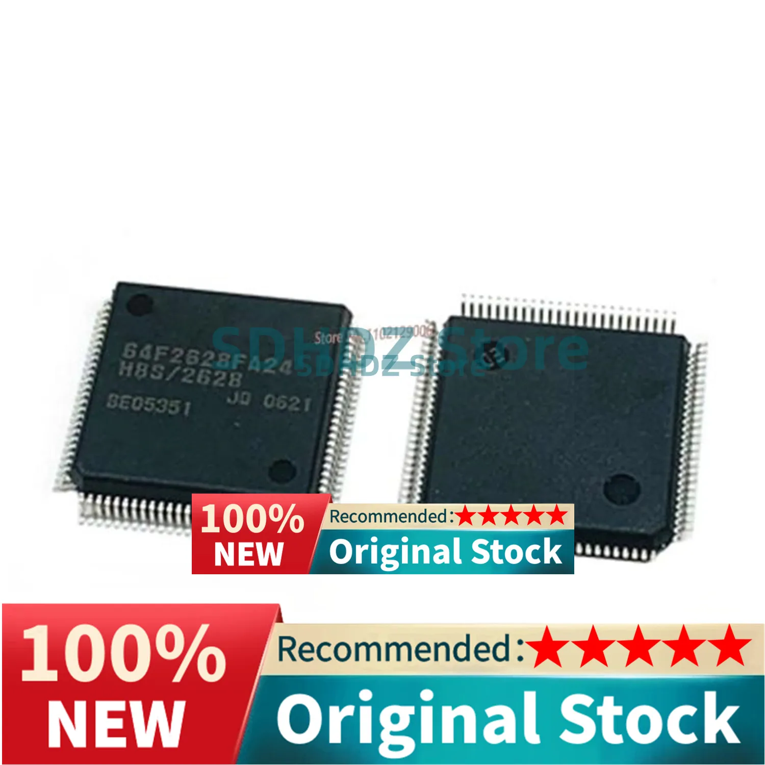 

1~5PCS HD64F2628FA24 HD64F2628FA24V 64F2628FA24 64F2628 QFP