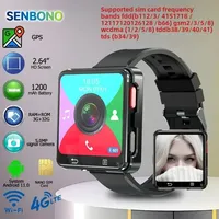 SENBONO Men's Watch Smartwatch Polish Menu Android 10.0 OS High-end Maxwear Men’s Microwear Accessories Altimeter Bip