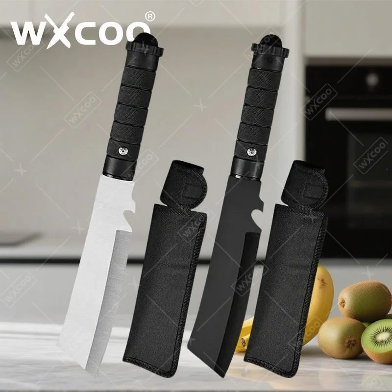 WXCOO Forged Hammered Kitchen Knife Chef's Multifunctional Meat Cutter Fruit Chopper Vegetable Slicer High Hardness Kitchen