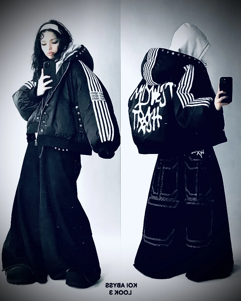 Хип-хоп Harajuku Street полосатая