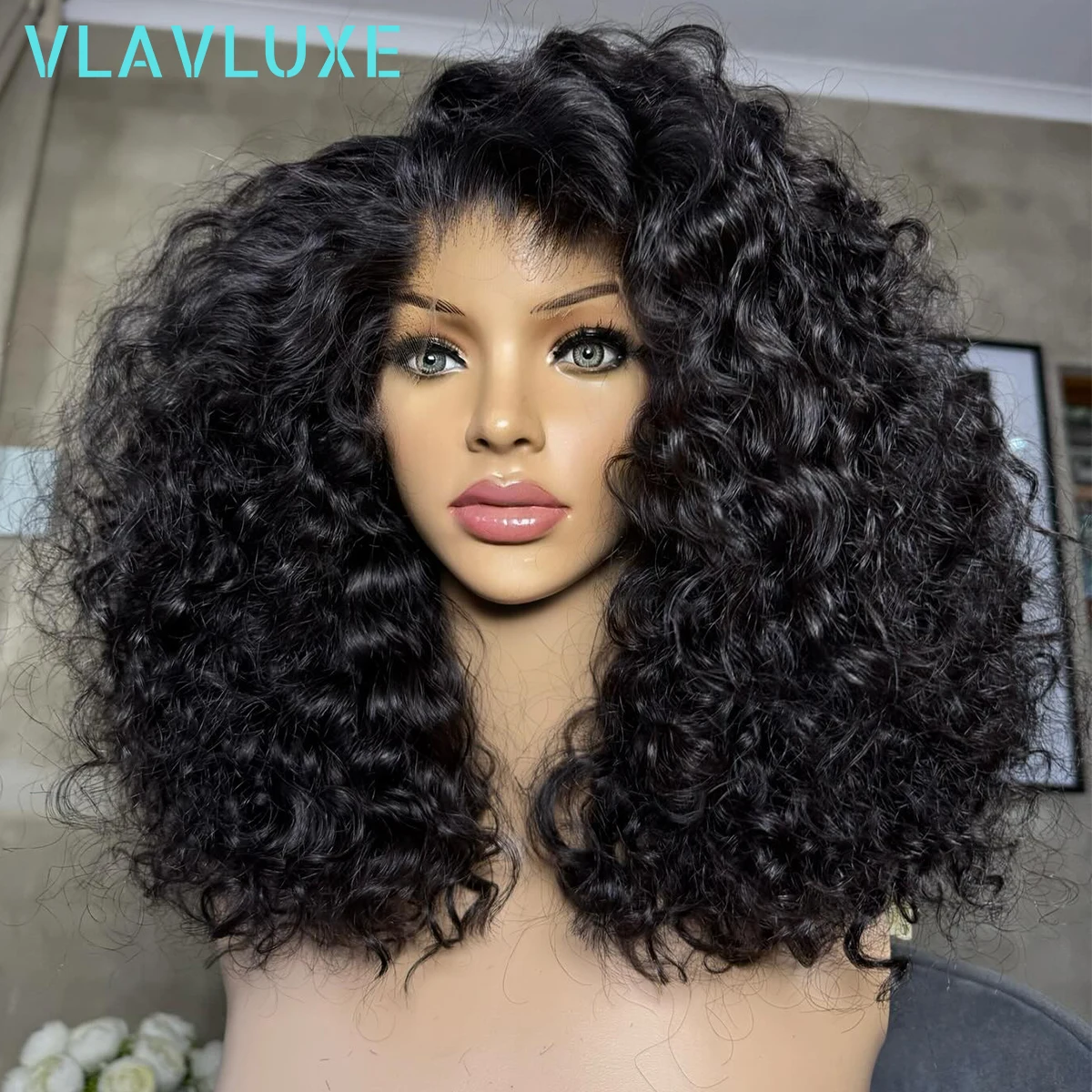 

400 Плотность Предварительно выщипанные Глубокие Волны Бесклеевые Парики 100% Человеческие Волосы Парики Remy Wear And Go 13x6/13x4 HD Прозрачные Парики Фронта Шнурка