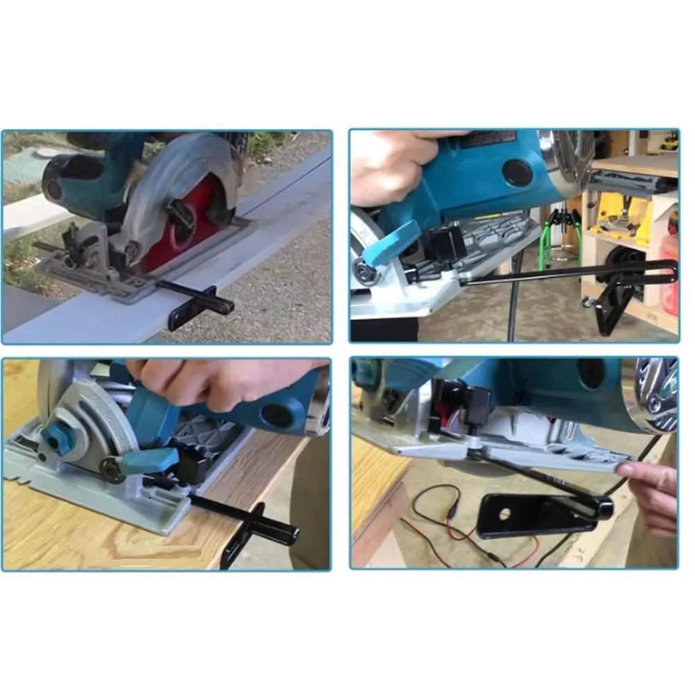 Electric Circular Saw Guide Circular Saw Fence Metal Saw Rip Fence Precise Cuts Guide Ruler Straight Cuts Accessory