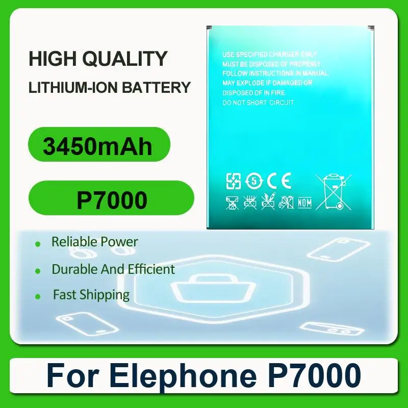 Аккумулятор для Elephone P7000 P8 Mini S7 P3000S P3000 P9000 Lite S3 U3H 6.53 дюйма MT6797 Helio X20 deca/для R9 P8000 Max C1 3D