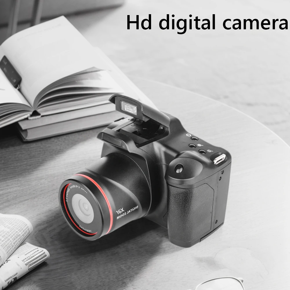 كاميرا رقمية 1080P 16MP مع شاشة LCD 2.4 بوصة ومسجل فيديو للتصوير الفوتوغرافي والفيديو