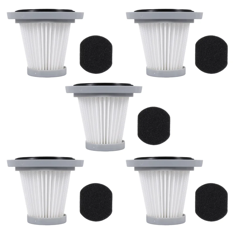 ABNL 5 uds/1 Juego para aspiradora de mano Midea SC861 SC861A accesorios filtro Haipa filtro HEPA